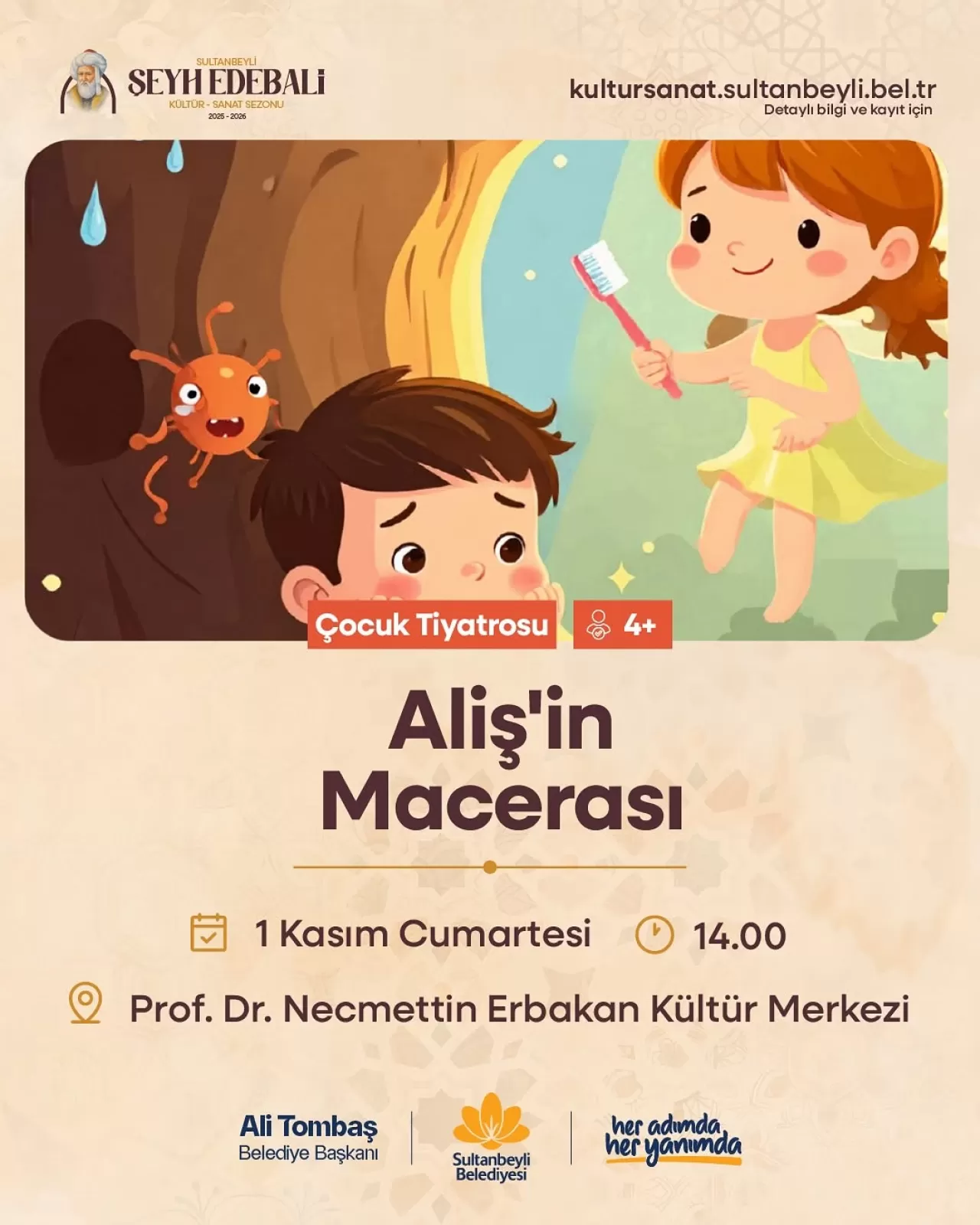 Sultanbeyli'de Hafta Sonu Çocuk Tiyatroları Sahnelenecek