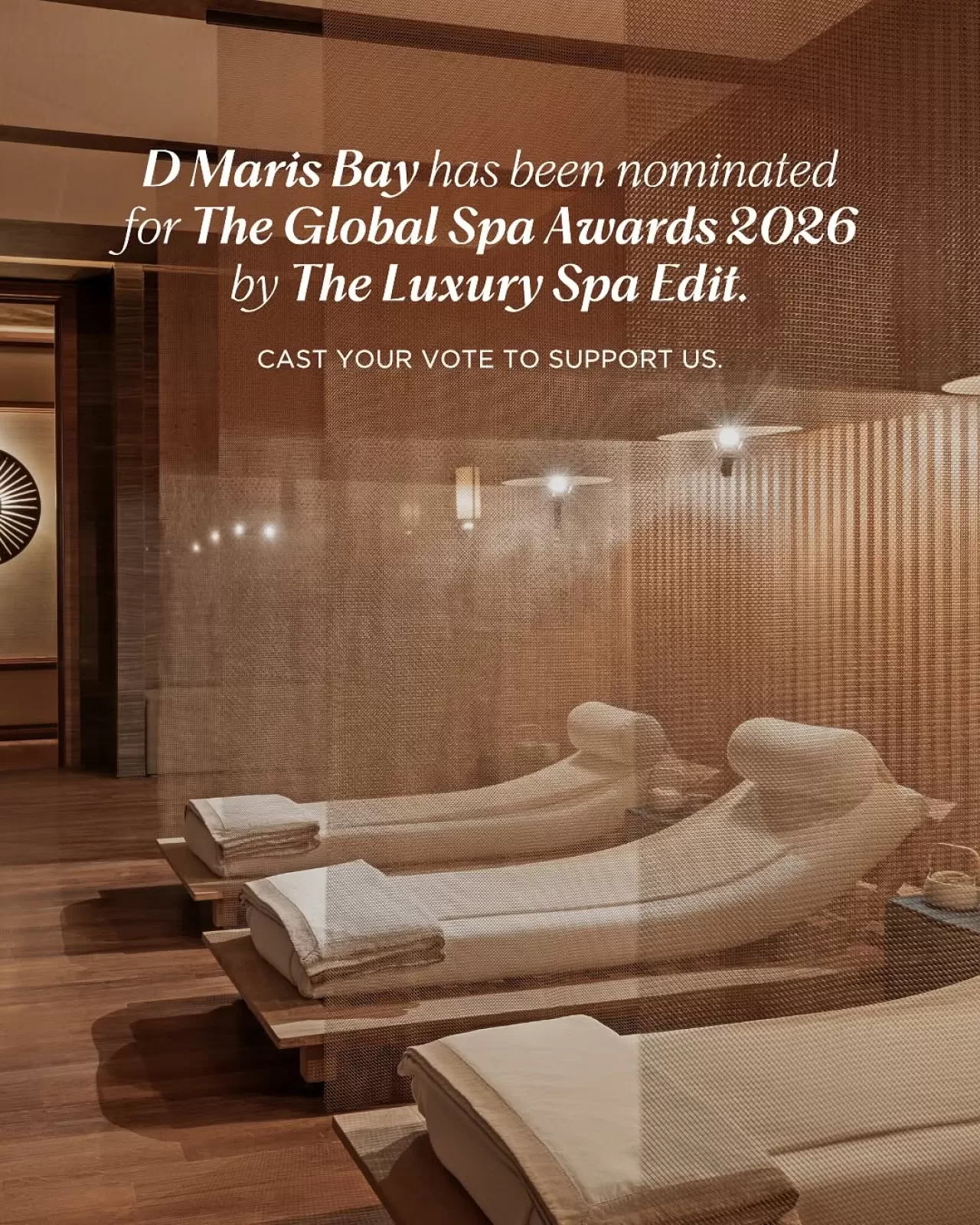 D Maris Bay, The Global Spa Awards 2026'ya Aday Gösterildi